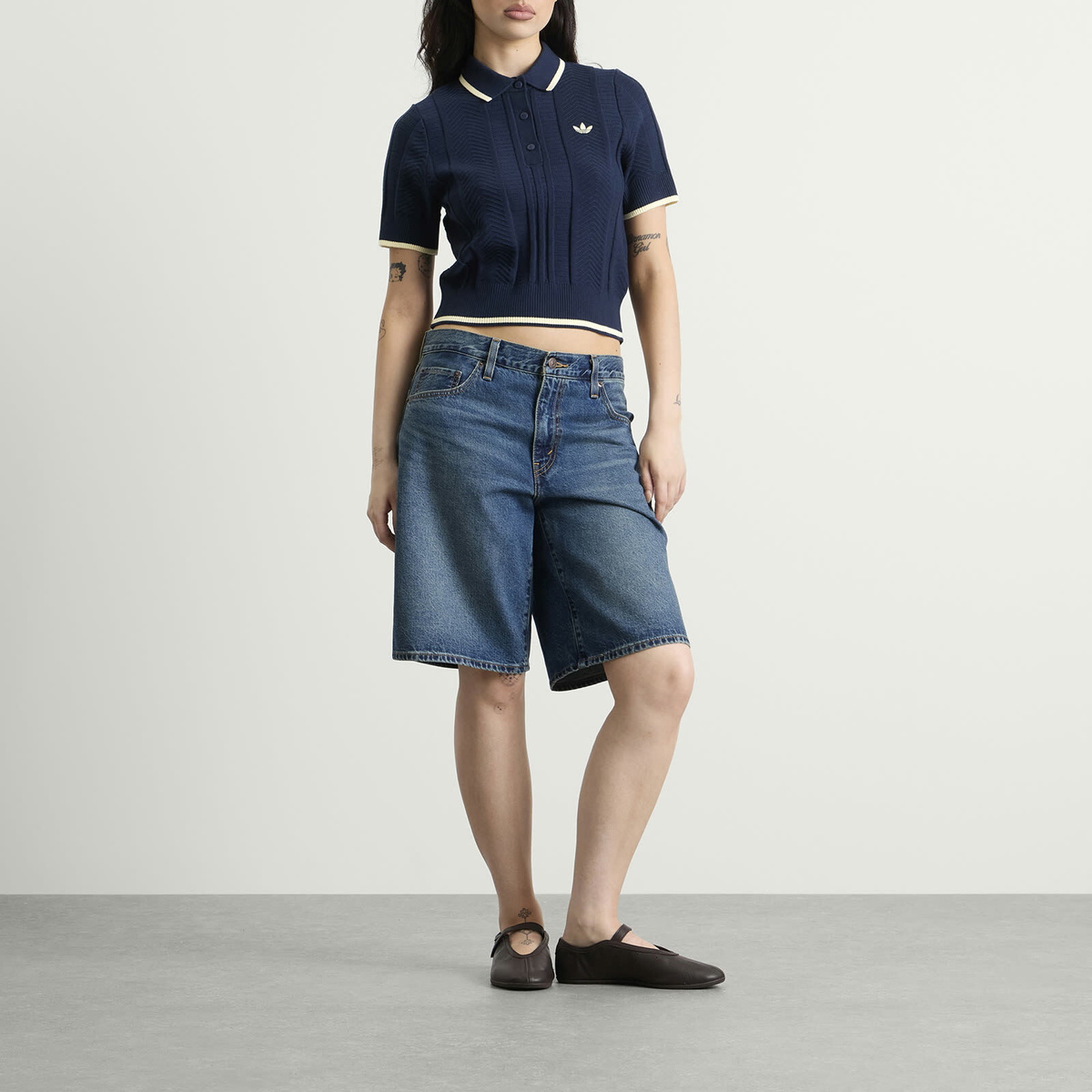 Adidas Women's Polo Shirt in Night Indigo