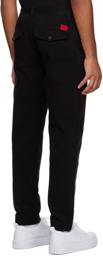 Hugo Black Tapered Trousers