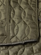 THE REAL MCCOY'S - M-65 Quilted Nylon Jacket Liner - Green