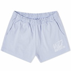 Sporty & Rich Women's 94 Country Club Disco Shorts in Chambray/White