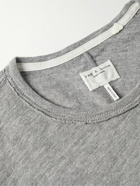 Rag & Bone - Classic Flame Slub Cotton-Jersey T-Shirt - Gray