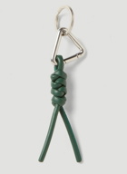 Triangle Keyring in Green