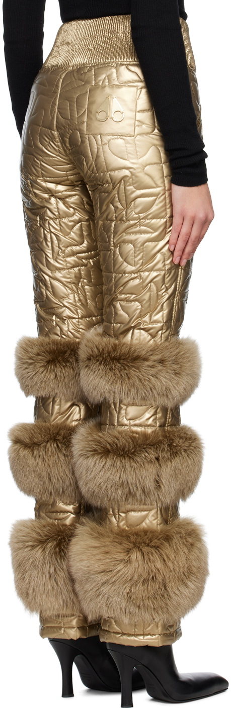 Moose Knuckles x Telfar Gold Telfar Edition Quilted Bomber Trousers