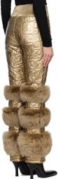 Moose Knuckles x Telfar Gold Telfar Edition Quilted Bomber Trousers