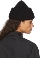 Nobis Black Mira Purl Knit Beanie
