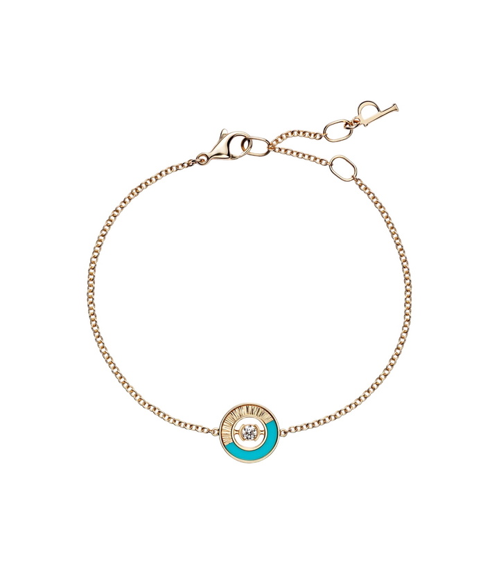 Photo: Piaget Possession Vibrant Palace 18kt rose gold bracelet with turquoise and diamond
