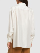 ALBERTA FERRETTI Silk Habotai Shirt with high Pockets
