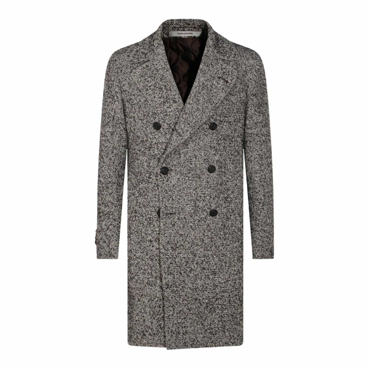 Tagliatore Grey Arden Wool Coat