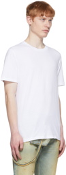 Maison Margiela 3-Pack White & Off-White Cotton T-Shirts