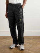 Stone Island - Straight-Leg Logo-Appliquéd Webbing-Trimmed CORDURA® Nylon-Ripstop Track Pants - Gray