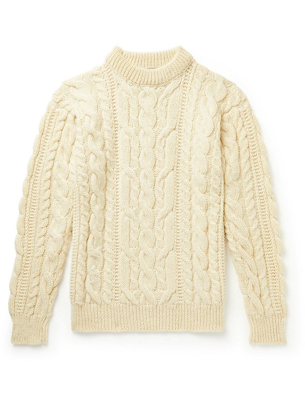 Photo: Howlin' - Forbidden Dreams Cable-Knit Wool Sweater - Neutrals