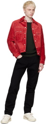 Haulier Red Concorde Leather Jacket