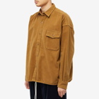 Nanamica Men's Flannel CPO Shirt Jacket in Camel