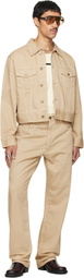 Fear of God ESSENTIALS Beige Classic Denim Jacket