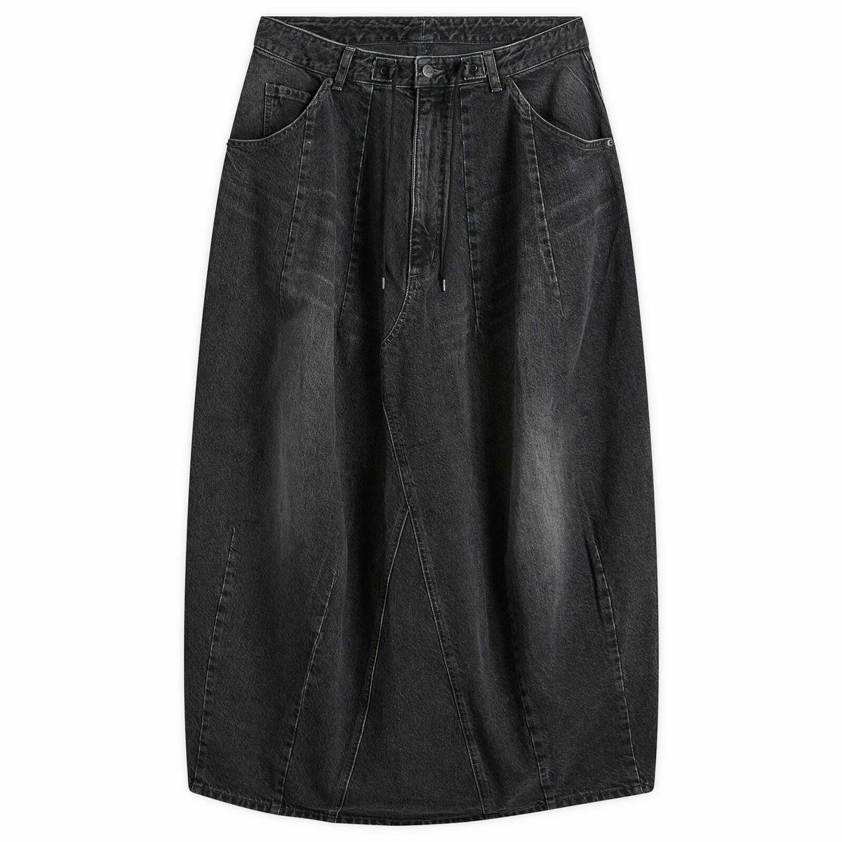 Needles Women's H.D. Jean Skirt in Black