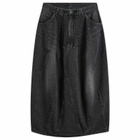 Needles Women's H.D. Jean Skirt in Black