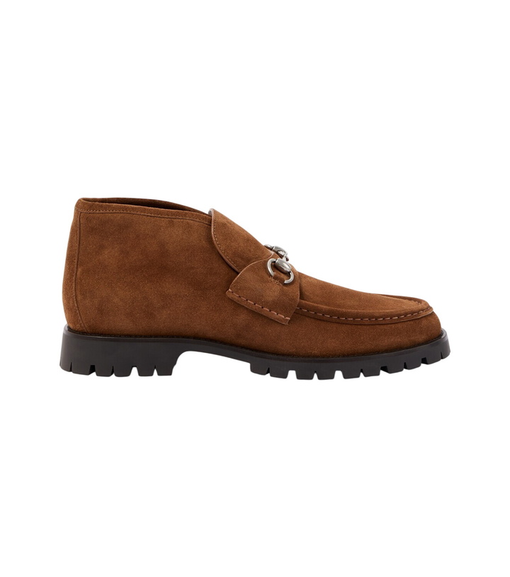 Photo: Gucci Horsebit suede ankle boots