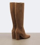 Gianvito Rossi Suede knee-high boots