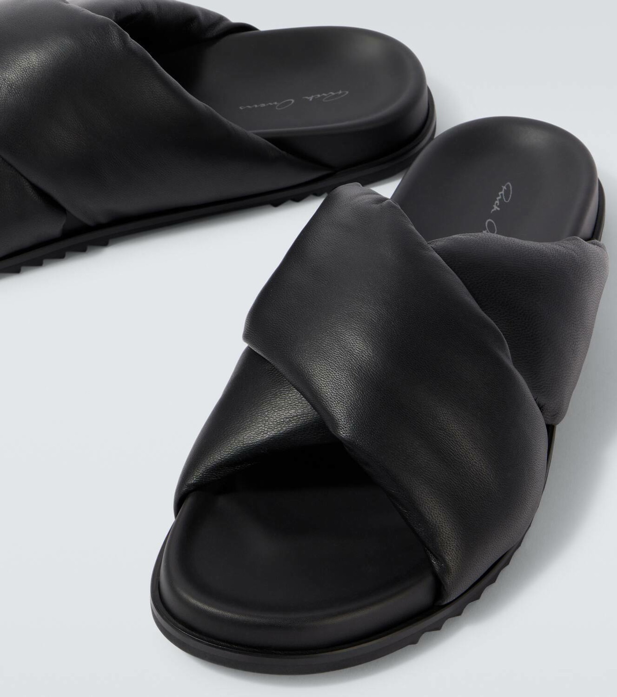 Rick Owens Donut Granola leather sandals Rick Owens