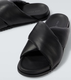Rick Owens Donut Granola leather sandals