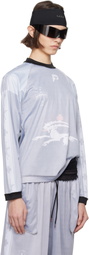 Prototypes Gray Insideout Football Long Sleeve T-shirt