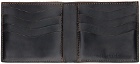 RRL Black Leather Billfold Wallet