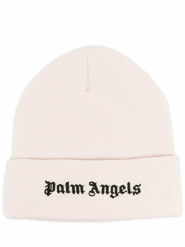 Photo: PALM ANGELS - Logo Cotton Beanie