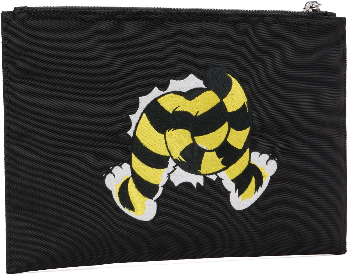 Kenzo Black Kenzo Paris 'KENZO Wild Tiger' Large Pouch