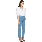 Chloe Blue Scalloped Jeans