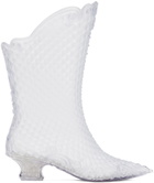 Y/Project Translucent Melissa Edition Court Boots