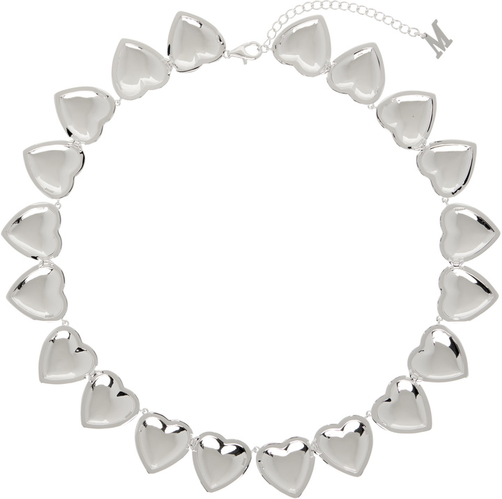 Photo: Marland Backus Silver Open Hearts Necklace