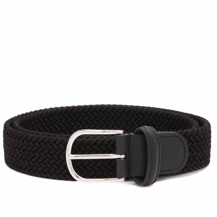 Photo: Anderson's Men's Elastic Woven Belt in Black