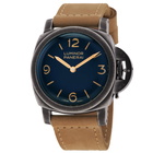 Panerai Luminor Paneristi 25th Anniversary Hand Wind Blue Dial Mens Watch PAM02025