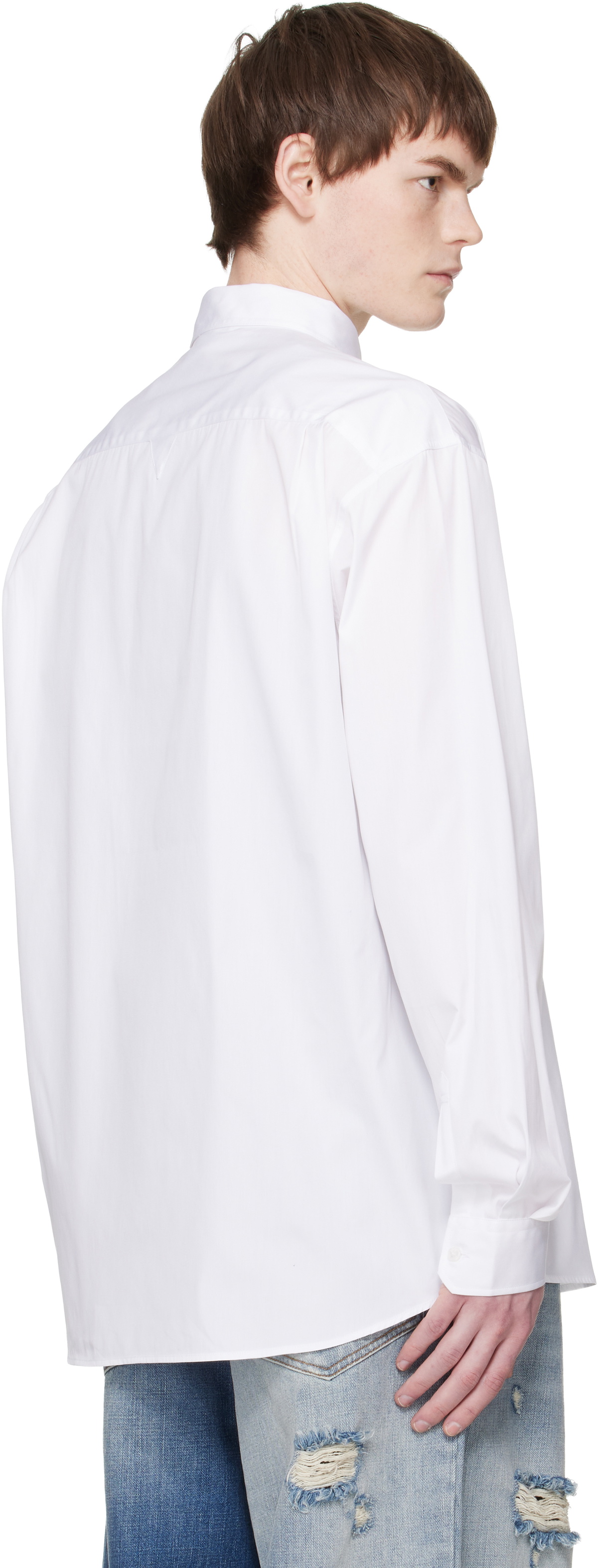 VETEMENTS White Well Ironed Classic Shirt