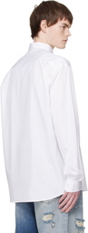 VETEMENTS White Well Ironed Classic Shirt