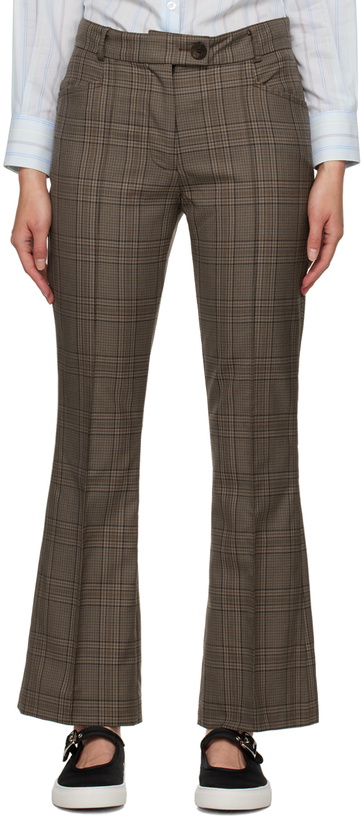Photo: Ernest W. Baker Brown Flared Trousers