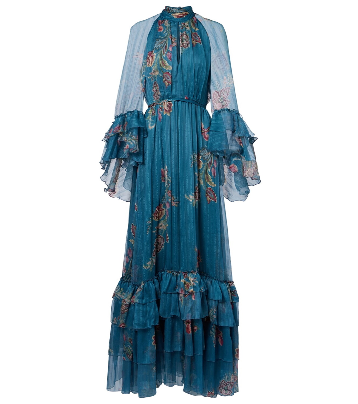 Etro Embellished silk chiffon gown Etro