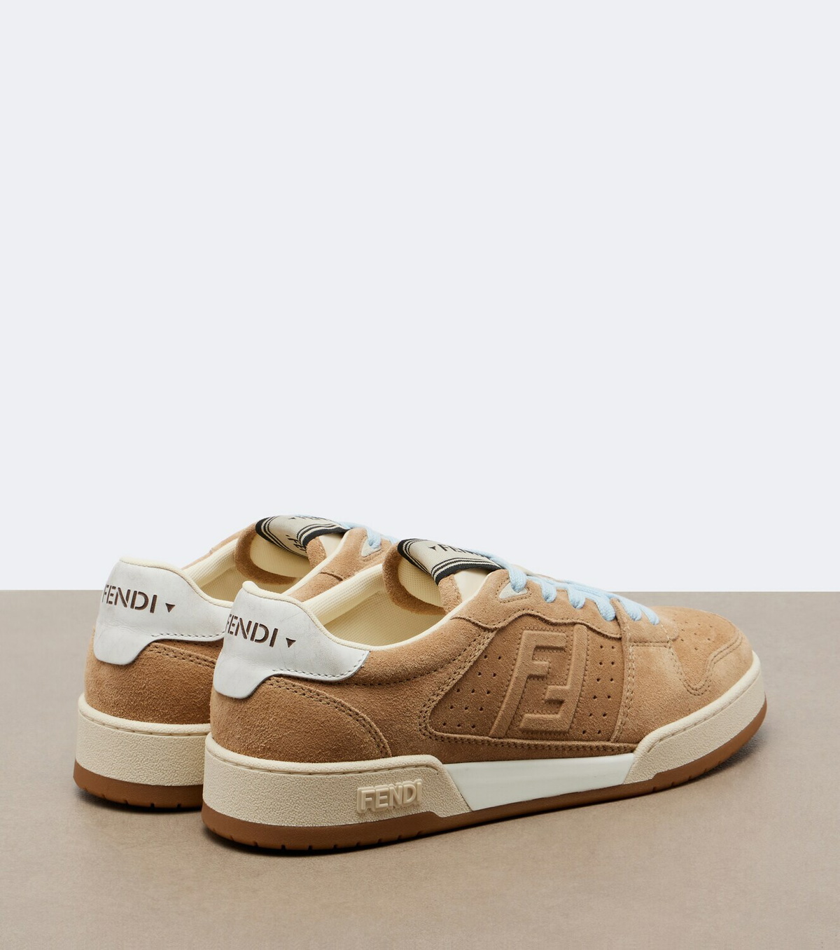 Fendi Fendi Match suede sneakers