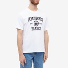AMI Men's Paris Varsity Logo T-Shirt in White