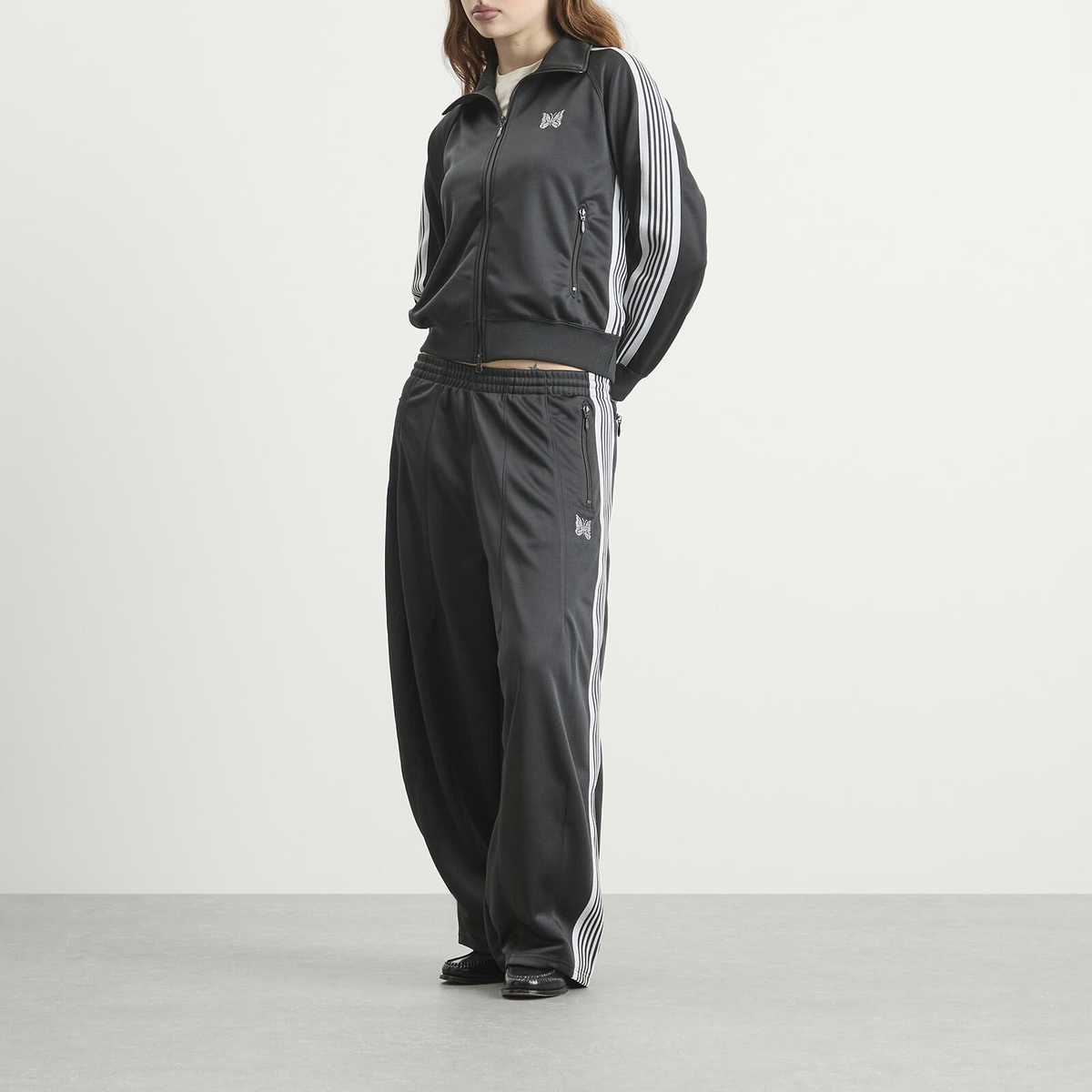 Needles Women's H.D. Track Pants in Charcoal