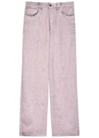 Haikure Bethany Crack Print Silk Jeans Lilac