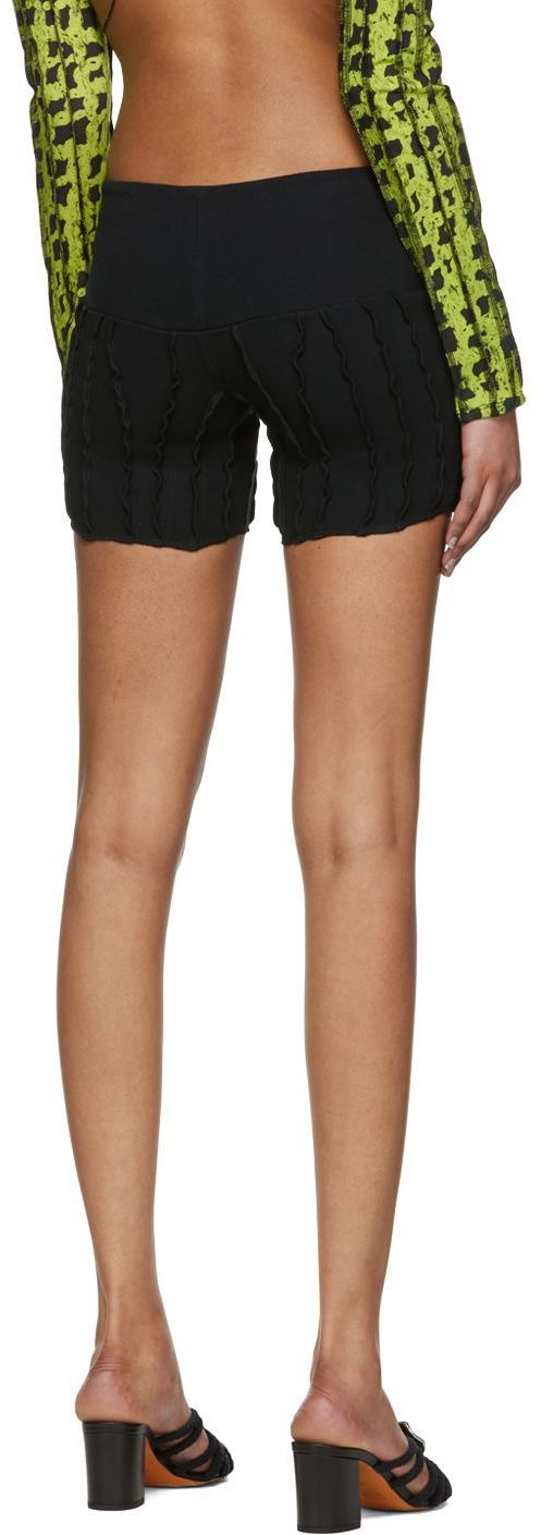 Helenamanzano Black Cotton Shorts