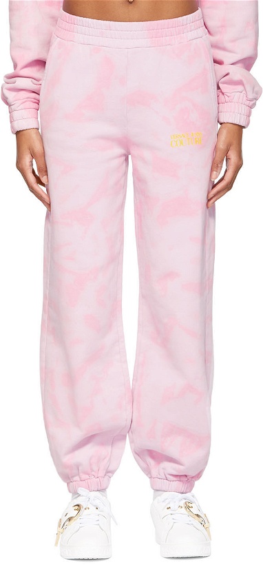 Photo: Versace Jeans Couture Pink Tie-Dye Lounge Pants