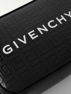 Givenchy - G-Essentials Leather-Trimmed Logo-Embossed Coated-Canvas Messenger Bag