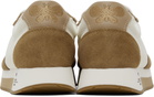 Weekend Max Mara Off-White & Tan Raro Sneakers