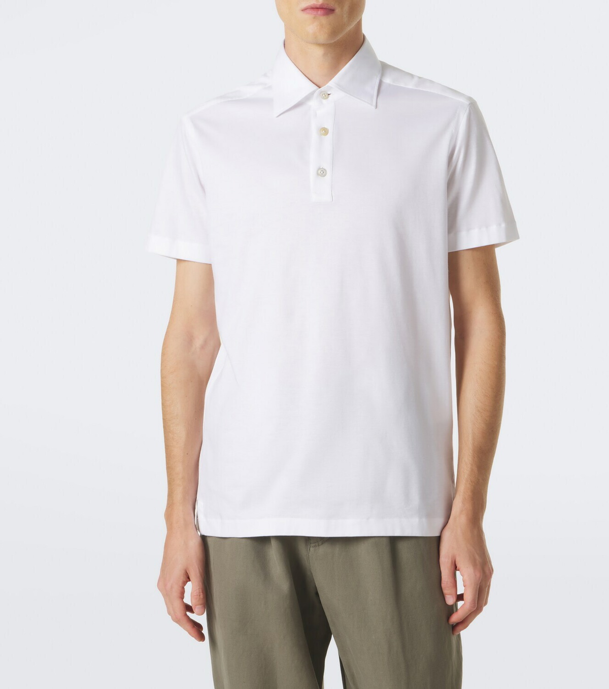 Kiton Cotton jersey polo shirt