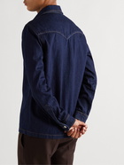 Séfr - Palak Denim Overshirt - Blue