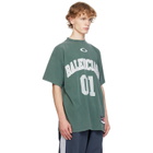 Balenciaga Green Basketball Oversized T-shirt