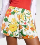 Stella McCartney Printed mid-rise shorts