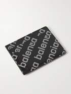 Balenciaga - Logo-Print Leather Cardholder